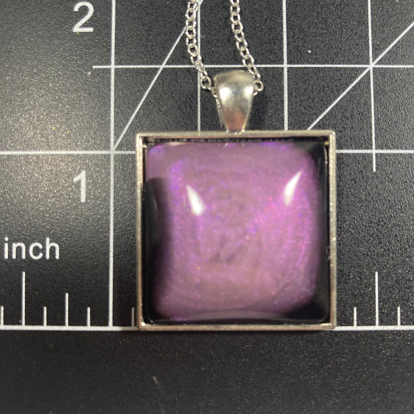 Shimmery Purple Necklace