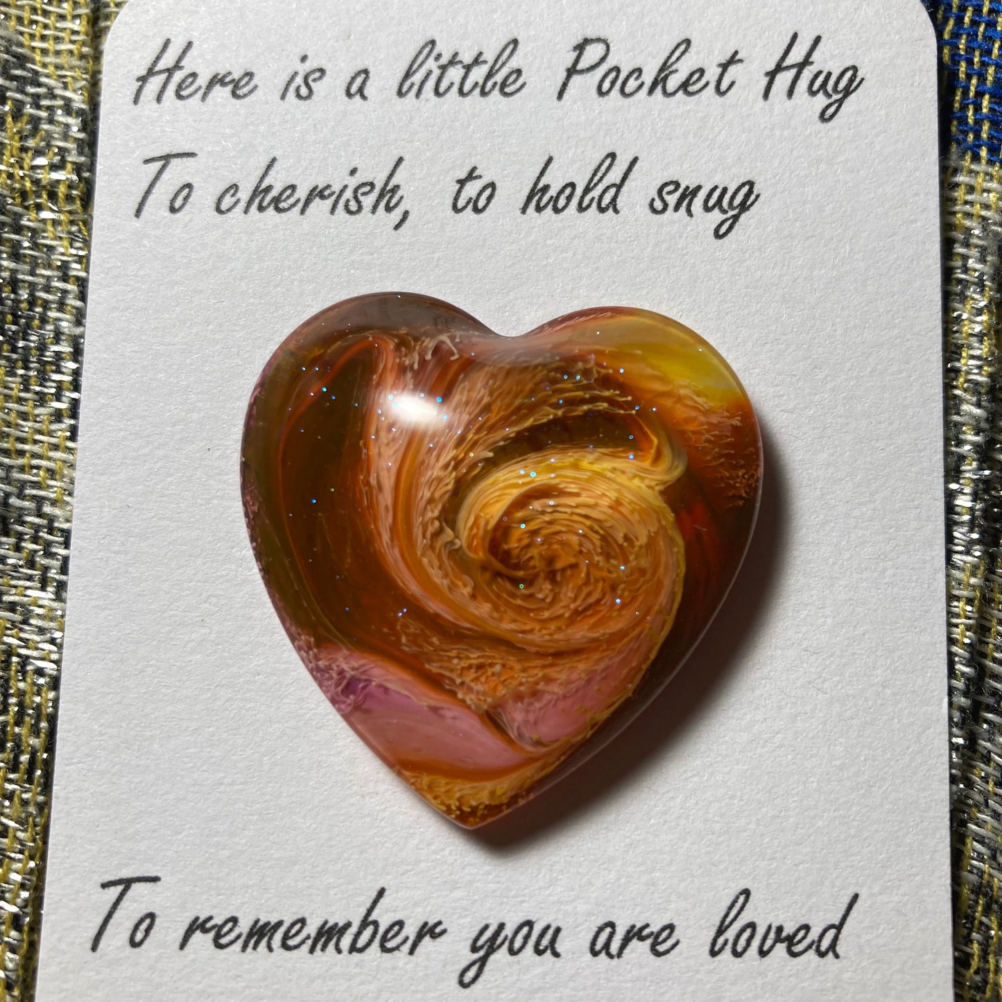 Pocket Hugs, pink/orange