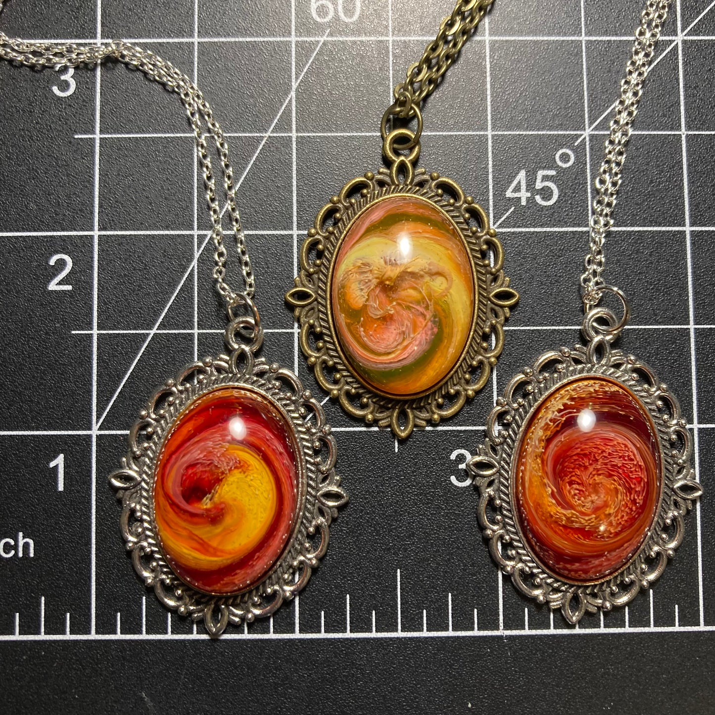 Delicate fall pendants