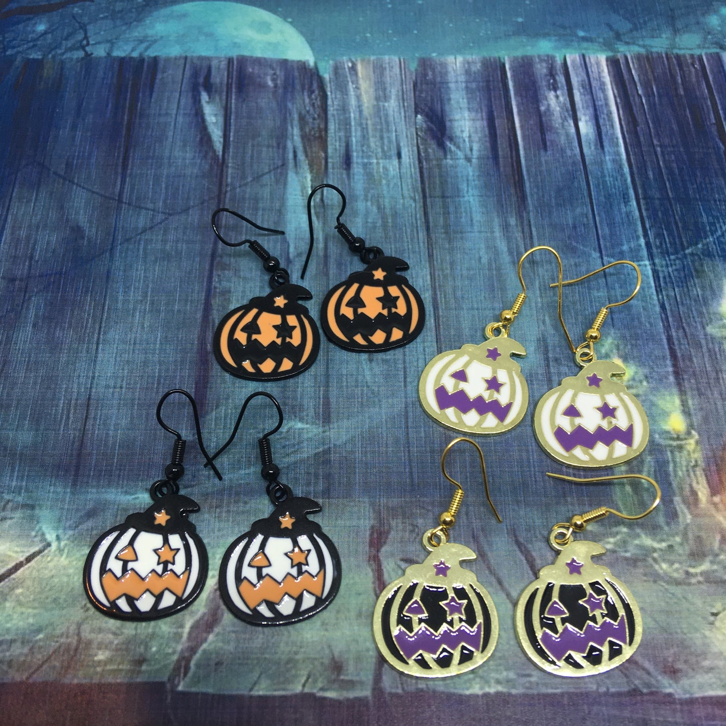 Halloween pumpkins earrings