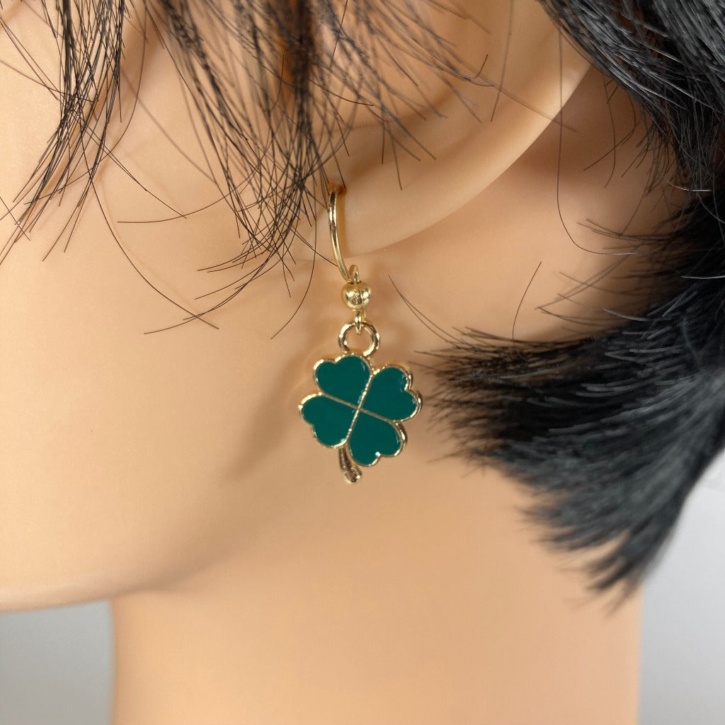 Shamrock Charm Earrings