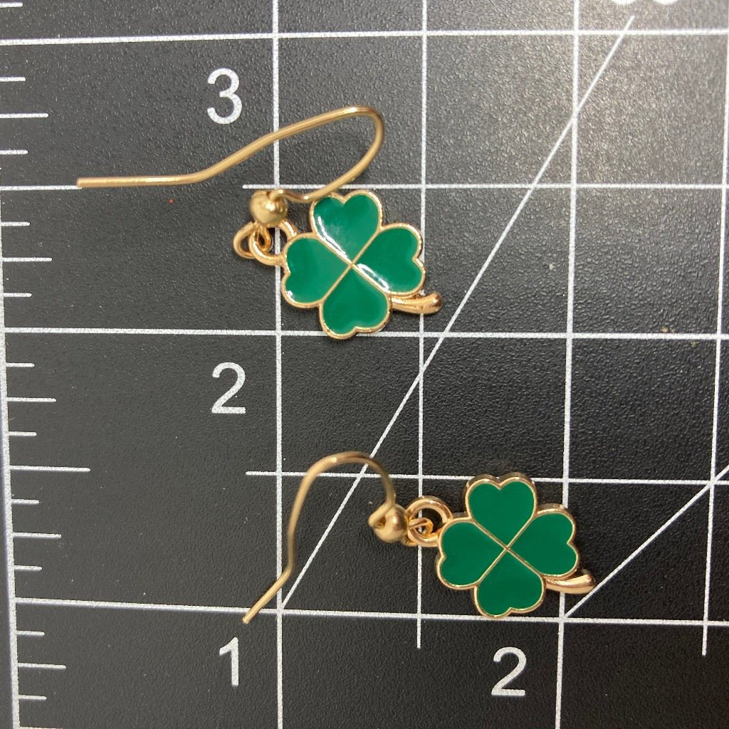 Shamrock Charm Earrings