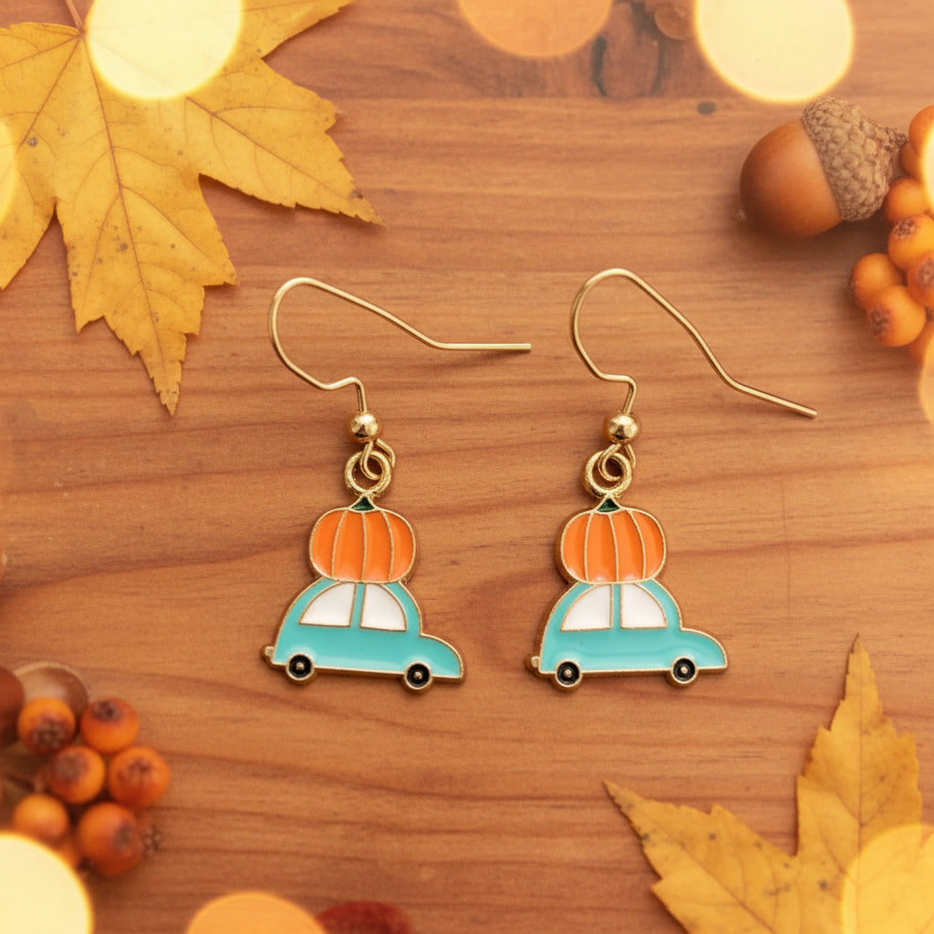 Fall earrings, cosy home and garden