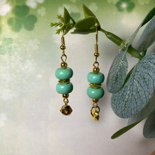 Refreshing Mint Green Dangle Earrings