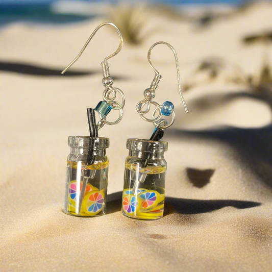 Rainbow Slices Water Earrings