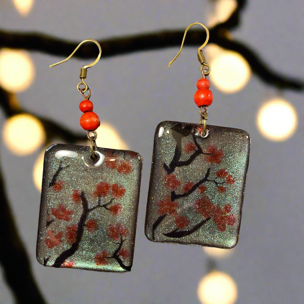 Cherry tree Earrings