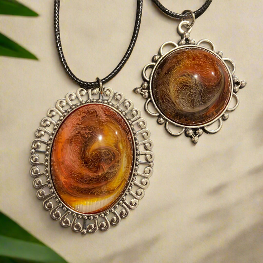 Galaxy Necklaces, coffee