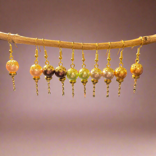 Drop Earrings, Shades of Fall
