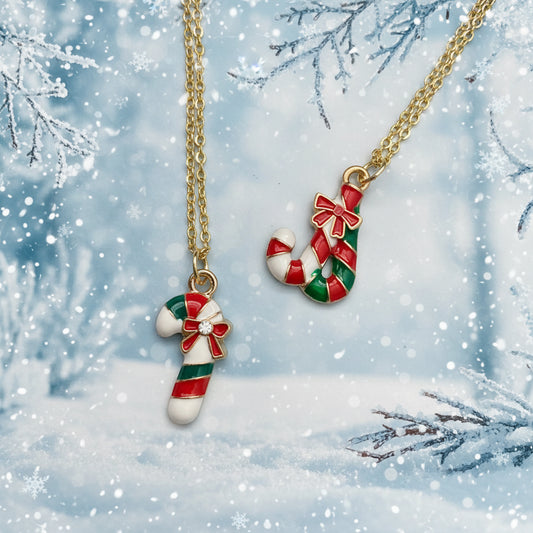 Festive Holiday Pendant, candy canes