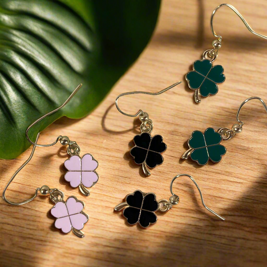 Shamrock Charm Earrings