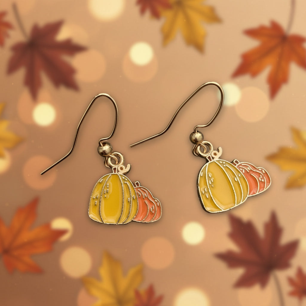 Thanksgiving earrings, harvest