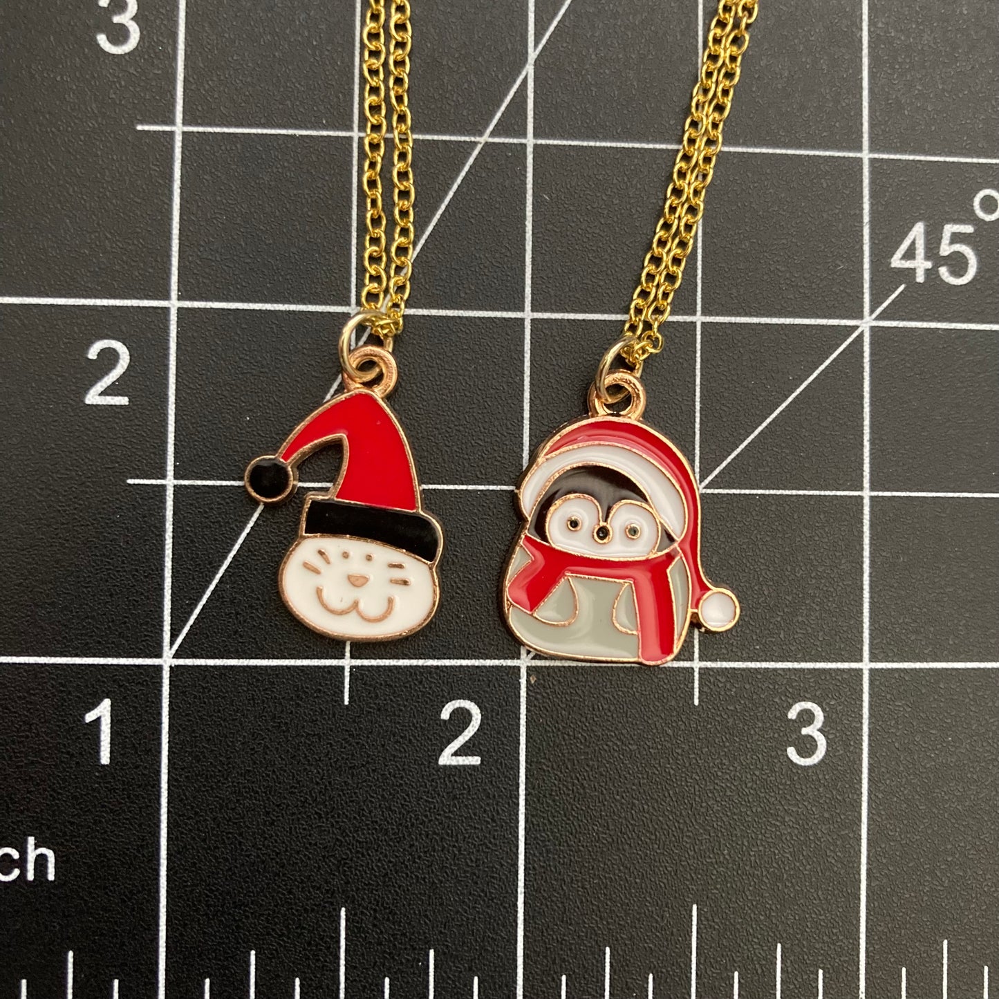 Winter Holidays Pendant, animal cuties