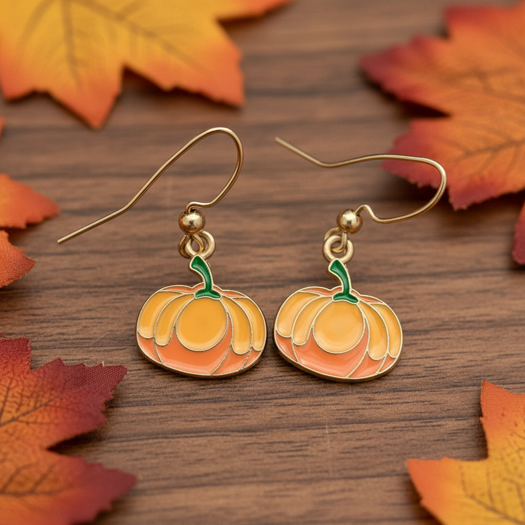 Thanksgiving earrings, harvest