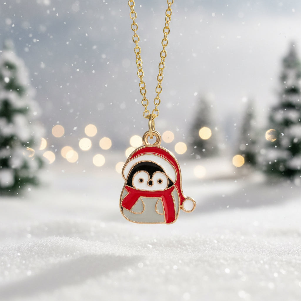 Winter Holidays Pendant, animal cuties