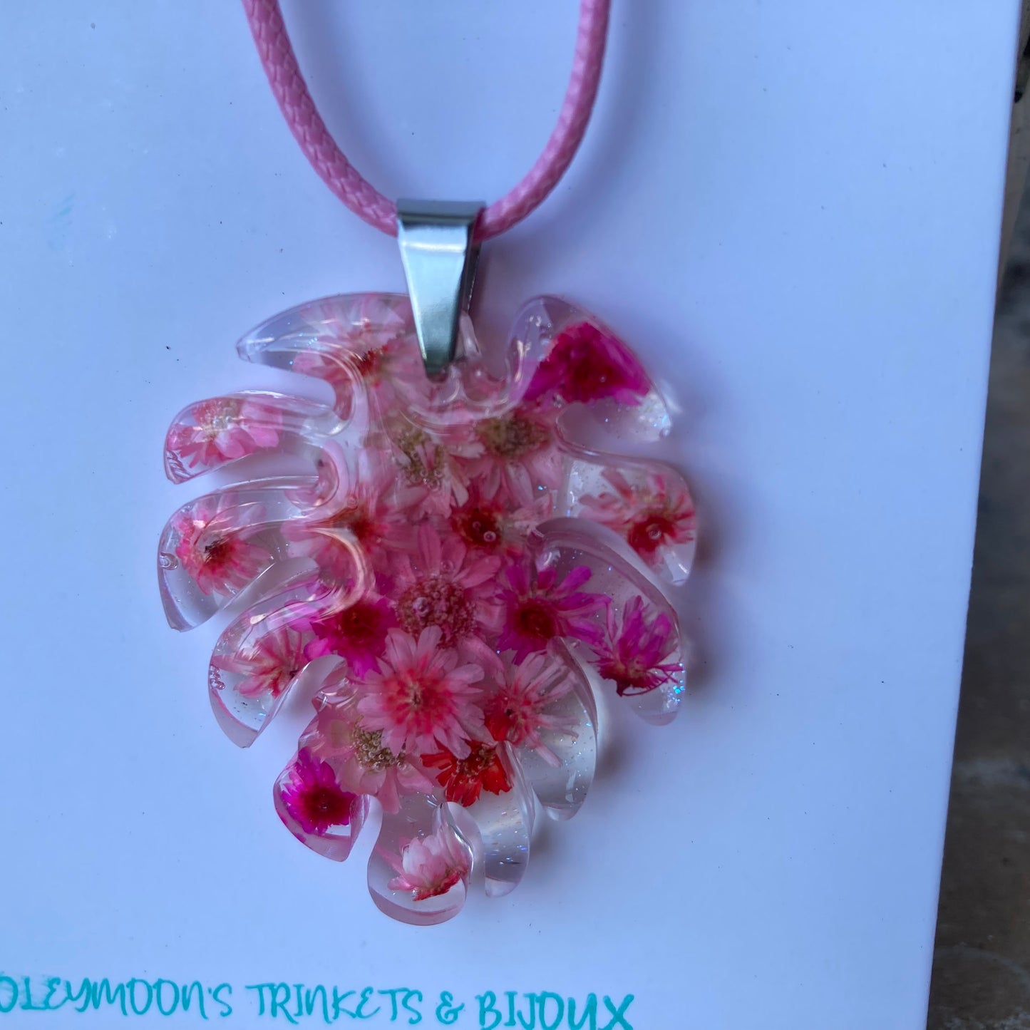 Real flowers Spring Necklace