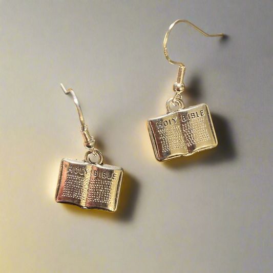 Bible earrings