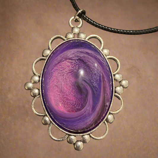 Galaxy Necklaces, purple