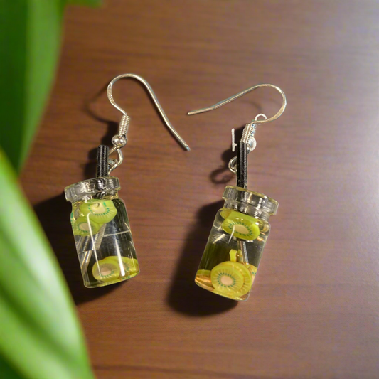 Kiwi Water Earrings