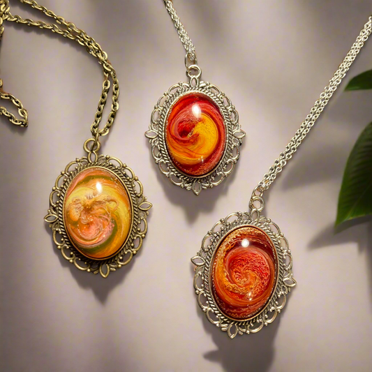 Delicate fall pendants