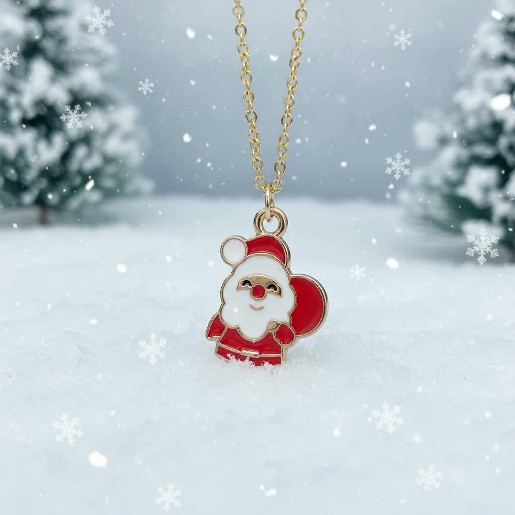 Festive Holiday Pendants, Santa