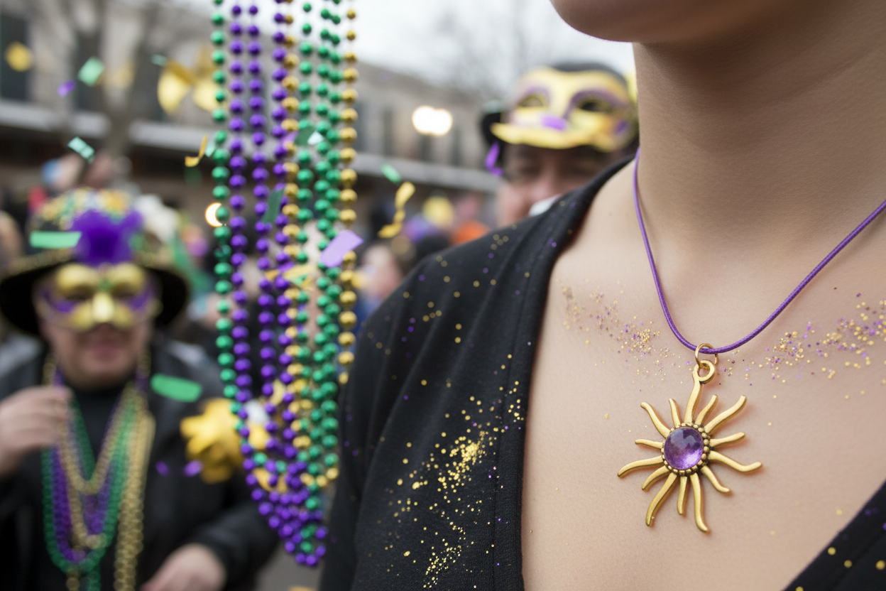 Mardi Gras Necklace