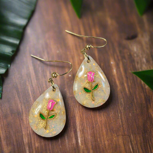 Tulip earrings