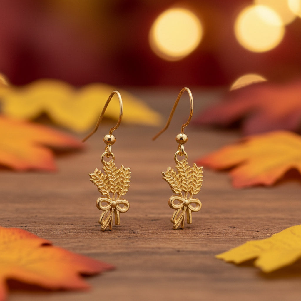 Thanksgiving earrings, harvest