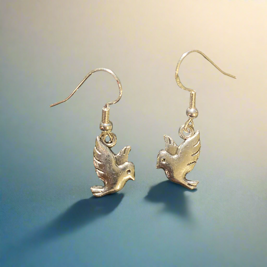 Doves earrings