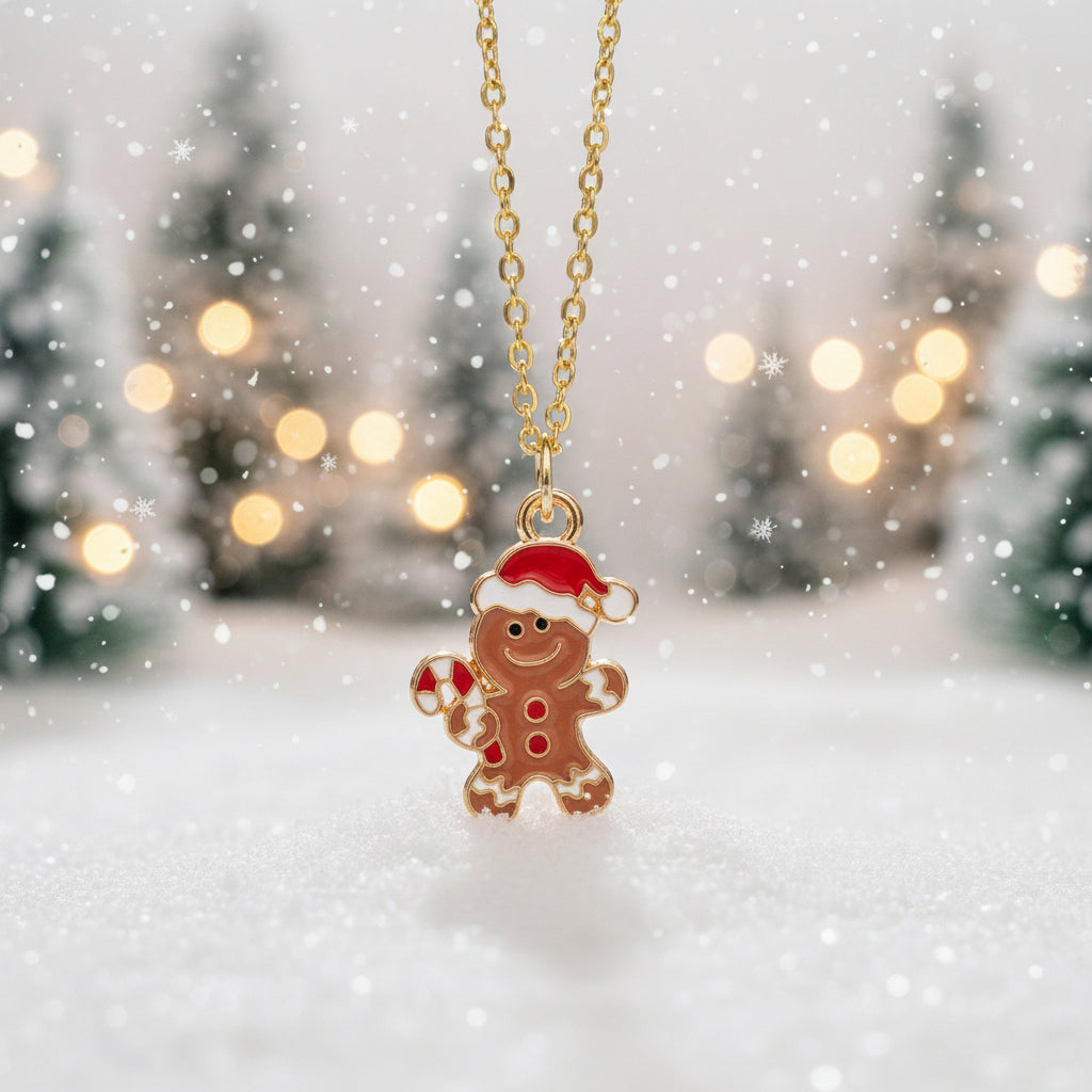Festive Holiday Pendant, gingerbread man
