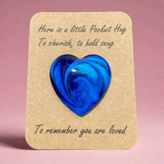 Pocket Hugs, blue