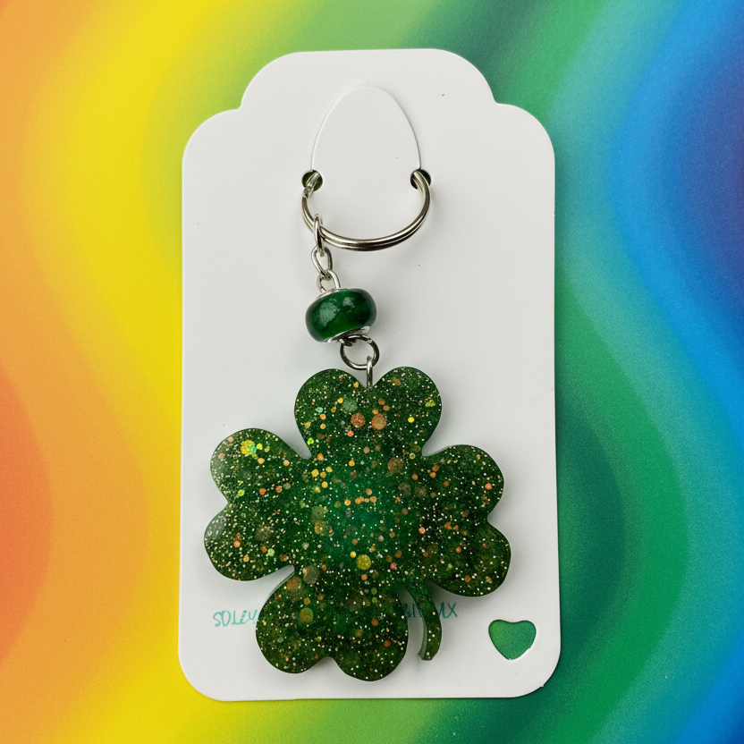 Keychain, shamrock