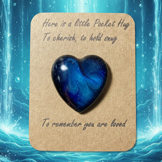 Pocket Hugs, Water Elemental Harmony, blue