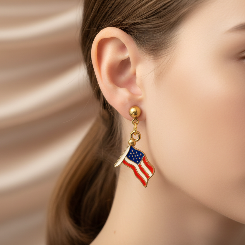 Patriotic Earrings