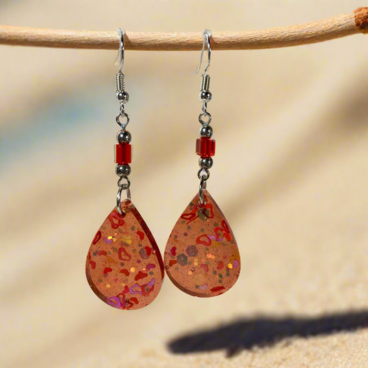 Love teardrops earrings