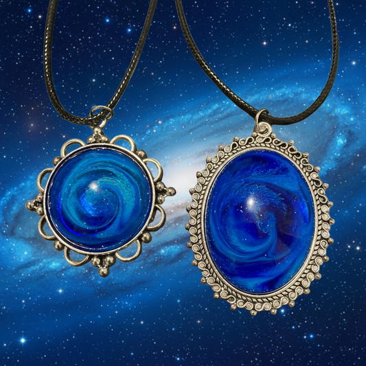 Elemental Harmony Necklaces, chunky, blue, Water Element