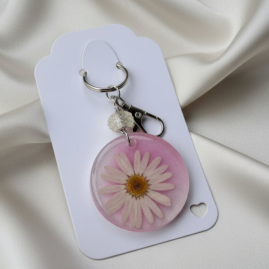 Floral bag charms/keychains