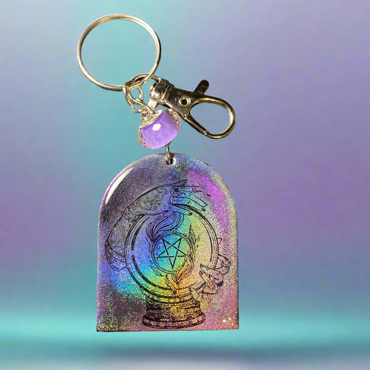 Fortune teller bag charm/keychain