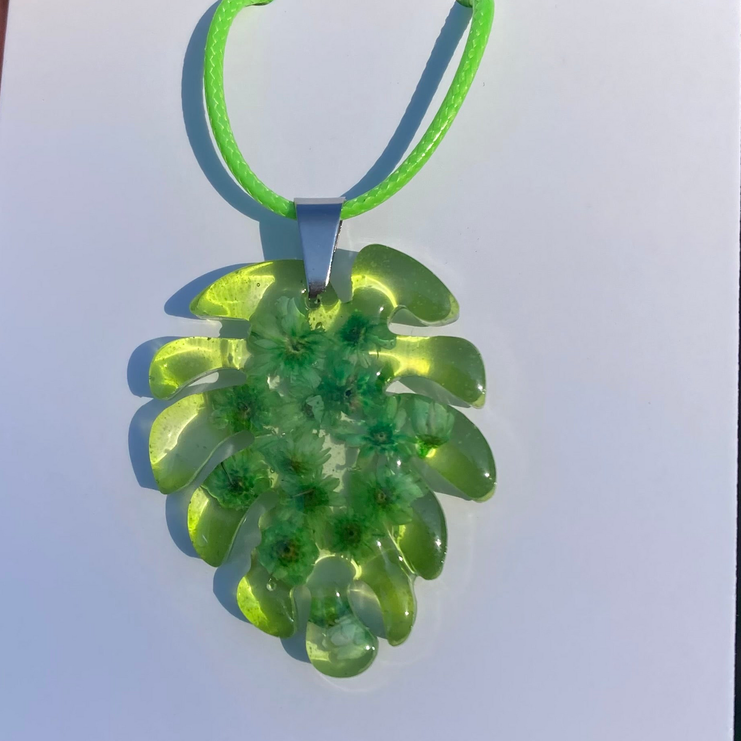 Real flowers Spring Necklace