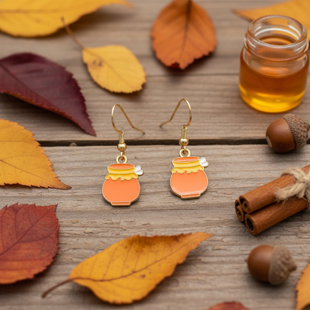 Fall earrings,Thanksgiving, feast