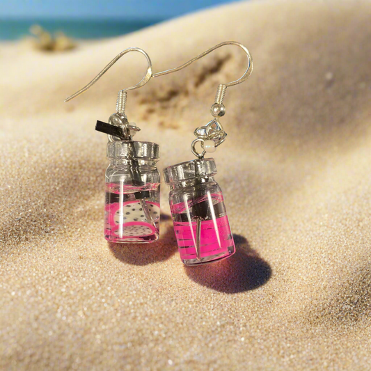 Dragon Fruit Water Earrings