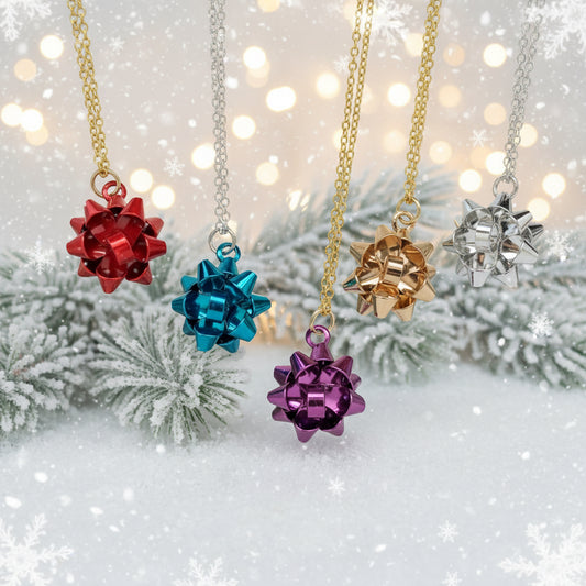 Winter Holidays Pendant, bow