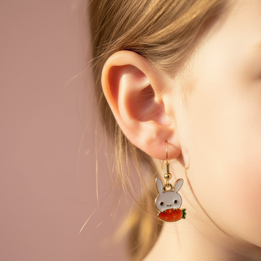 Bunny Charm Earrings