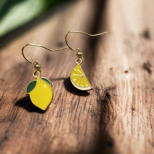 Lemon Charm Earrings