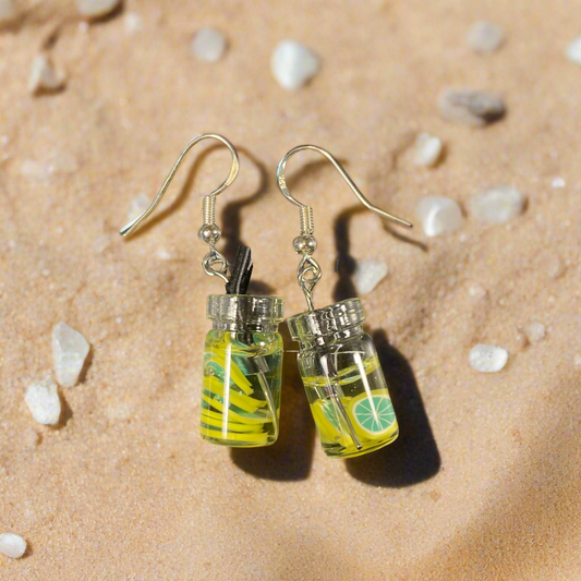 Lime Water Earrings