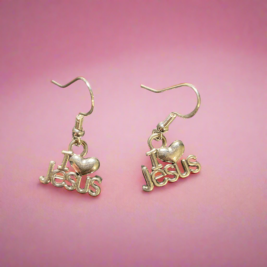 Love Jesus earrings