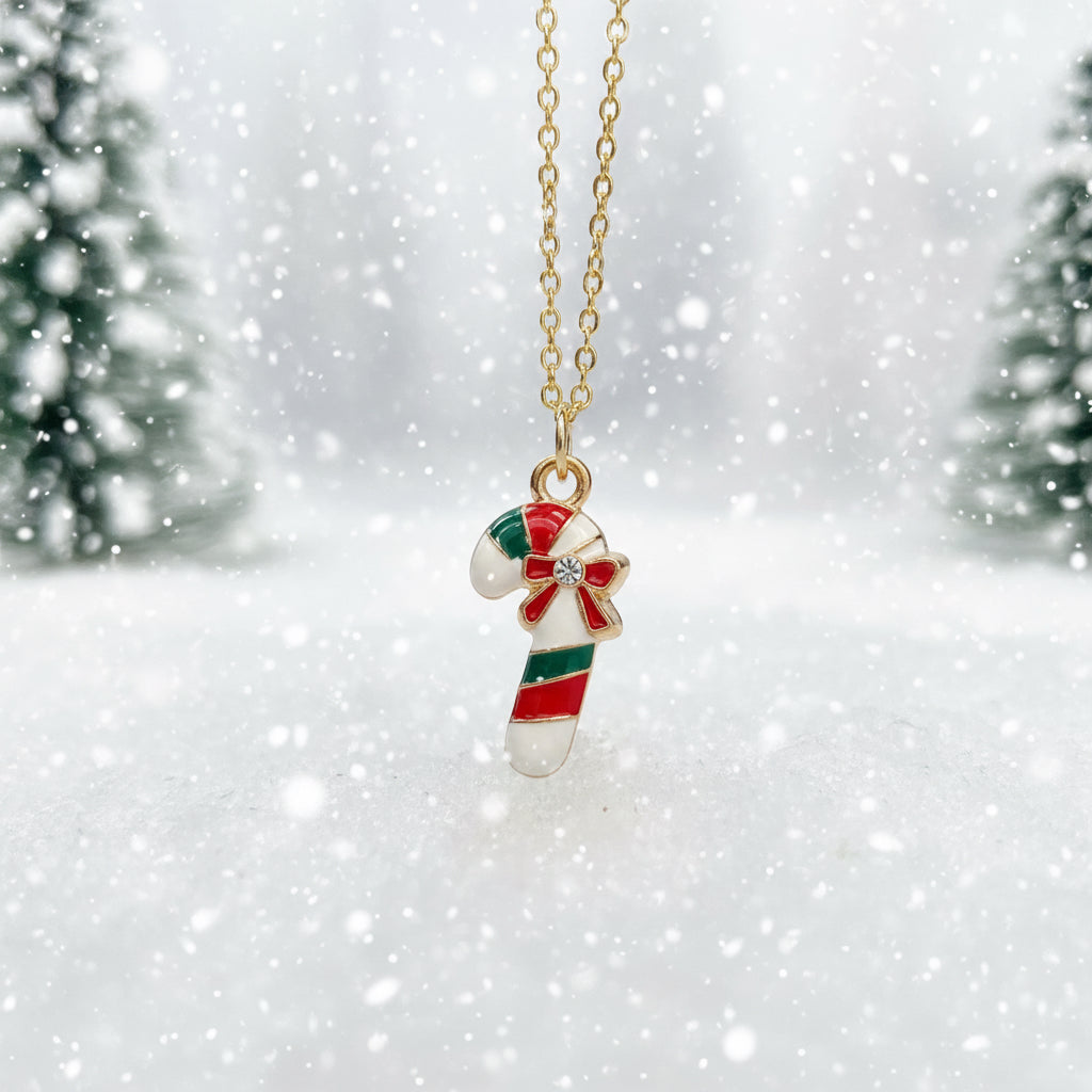 Festive Holiday Pendant, candy canes