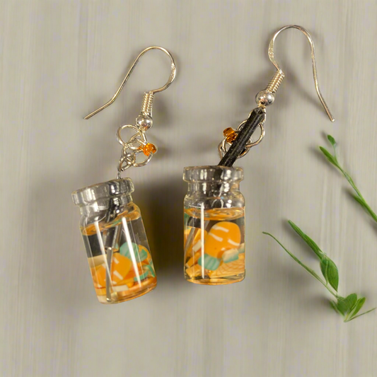 Carrot Juice Earrings