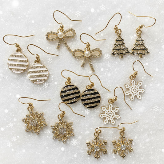 Winter holidays earrings