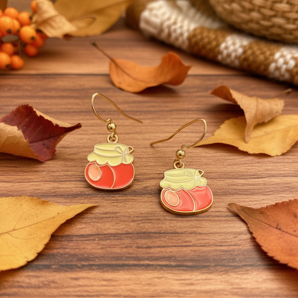 Fall earrings,Thanksgiving, feast