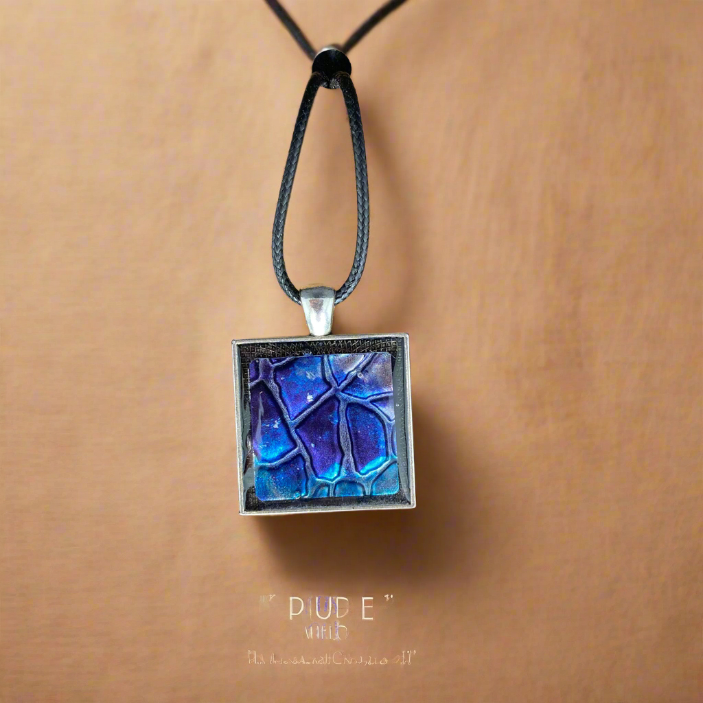Snake skin necklace